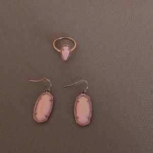 Kendra Scott ring and earrings